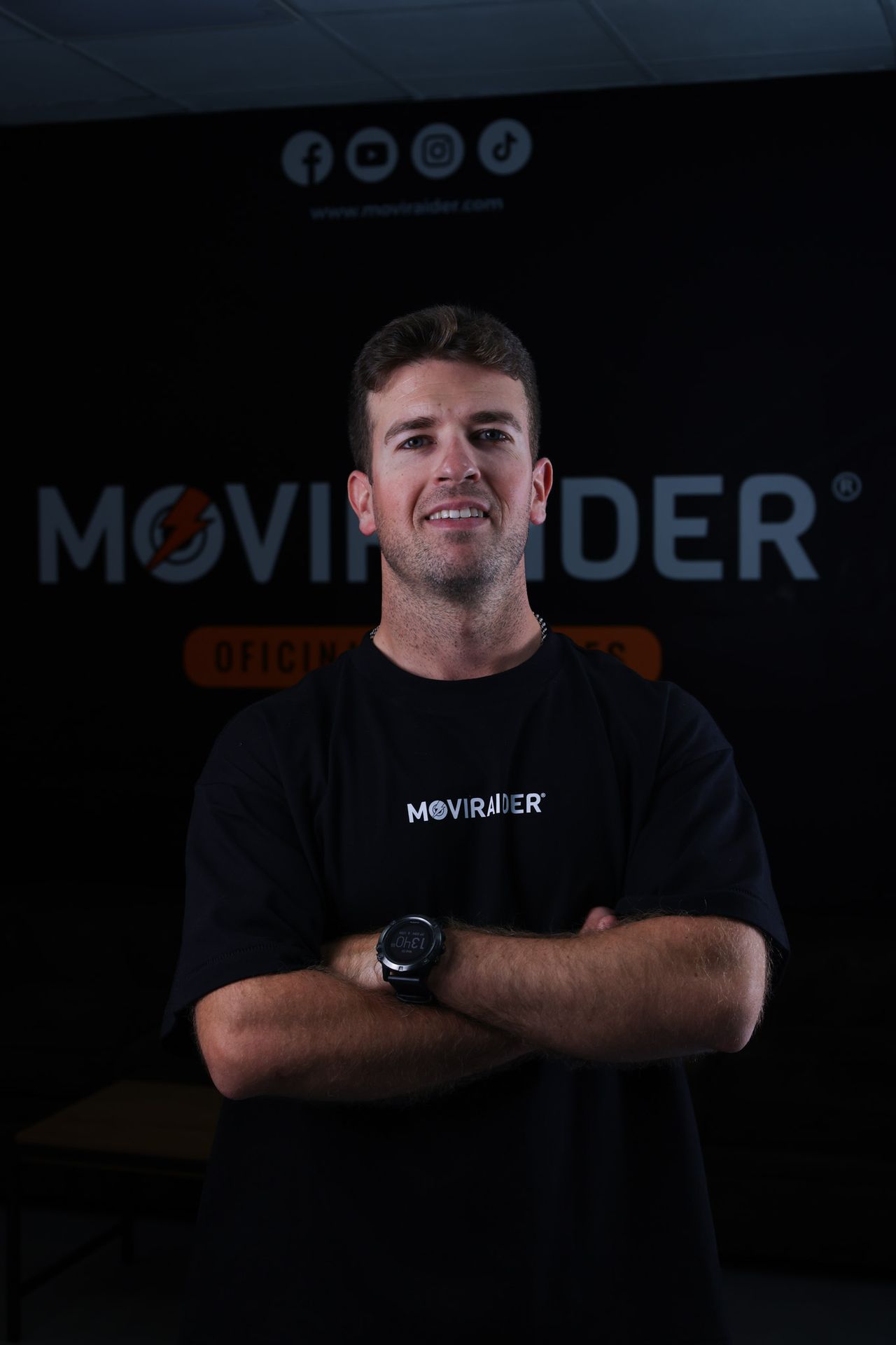 Jesús, responsable general de tiendas en Moviraider Resolana, Sevilla