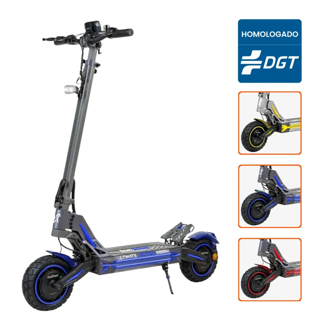 Patinete Eléctrico Ecoxtrem M41 Tank Dual Motor (Azul)