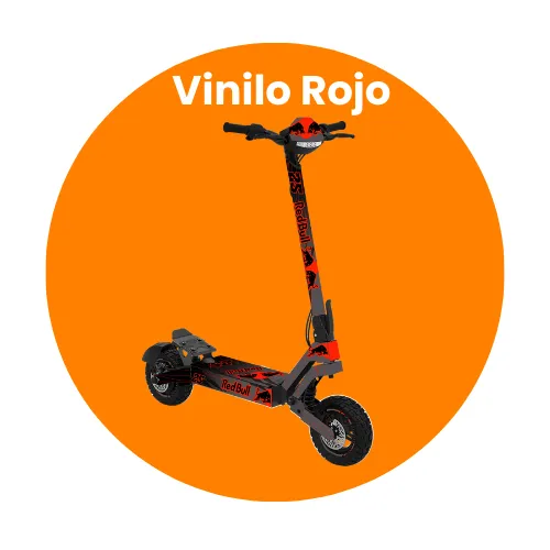 Vinilo Kukirin G2 2025 CLAW Rojo Fluor