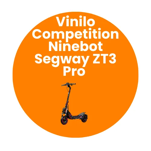 Vinilo Competition PINK con base para Ninebot Segway ZT3 Pro (base incluida)