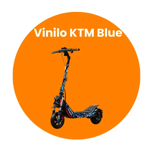 Vinilo KTM Blue con base antideslizante para Ninebot Segway ZT3 Pro