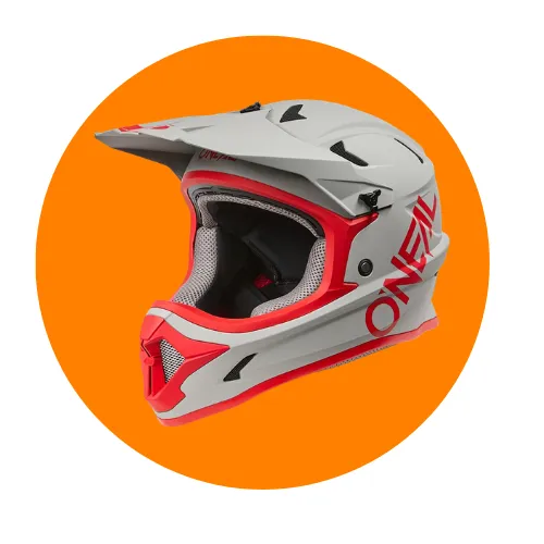Oneal Sonus Helmet Solid Gray/Red