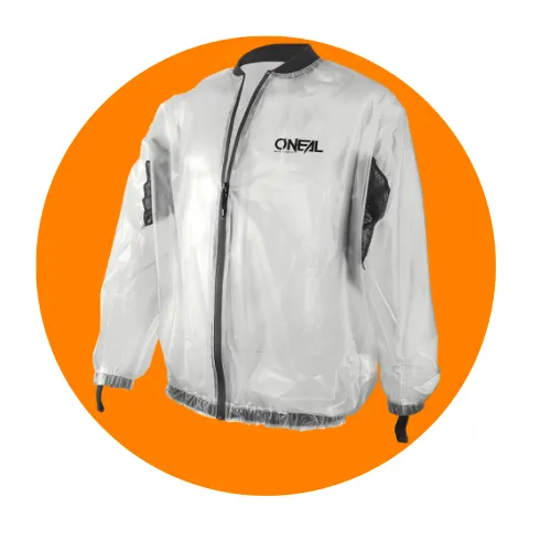 Oneal Splash Rain Jacket Clear