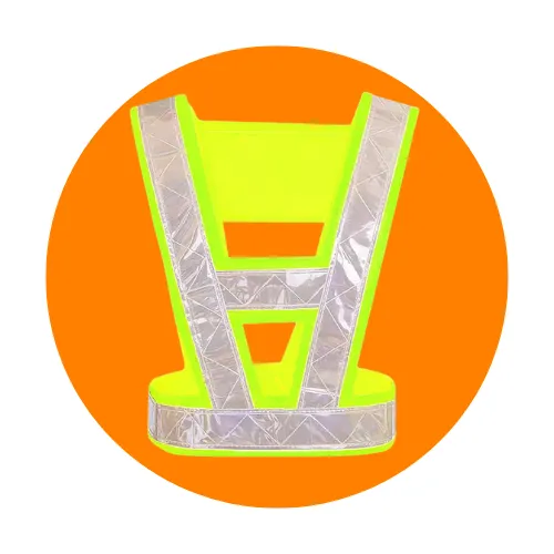 [B2B-ACCE45] Chaleco reflectante con bolsillos - Modelo 1
