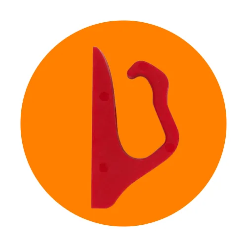 [B2B-ACCE50] Gancho de plástico - Xiaomi V2 Rojo