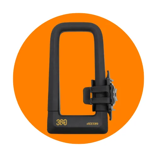 Candado de llave - Modelo 6 (Negro)