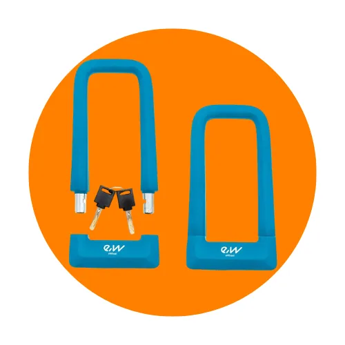 [B2B-ACCE75] Candado de llave - Modelo 6 (Azul)