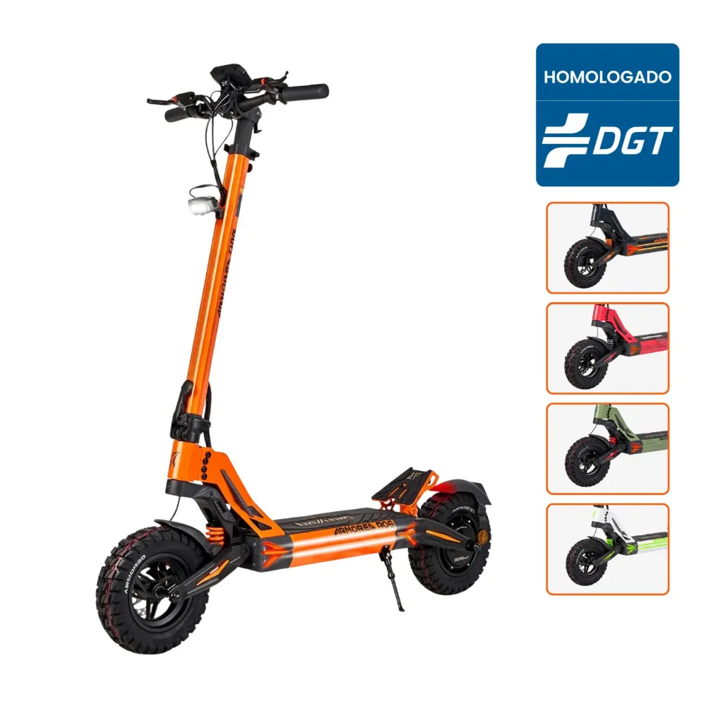 Patinete Eléctrico Ecoxtrem Armored ONE PRO (Naranja)