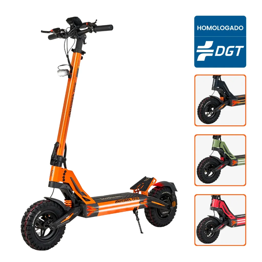 Patinete Eléctrico Ecoxtrem M41 Armored One (Naranja)
