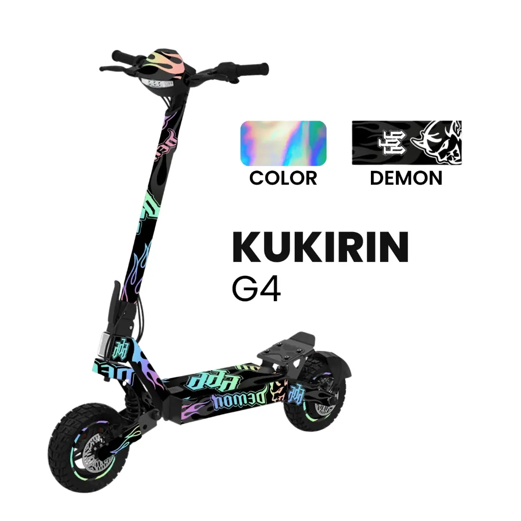Vinilo Kukirin G4 holografico DEMON