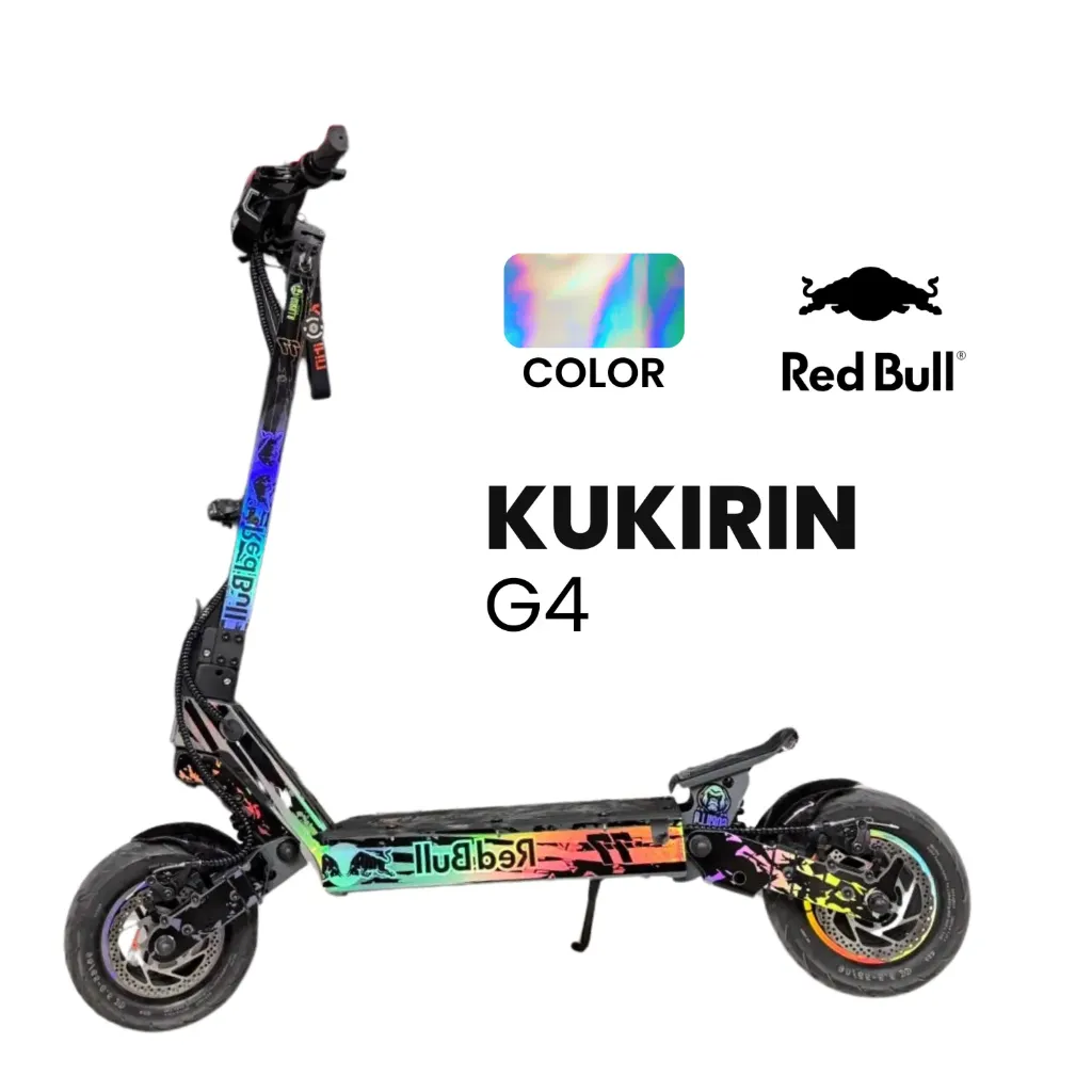 Vinilo Kukirin G4 holografico REDBULL