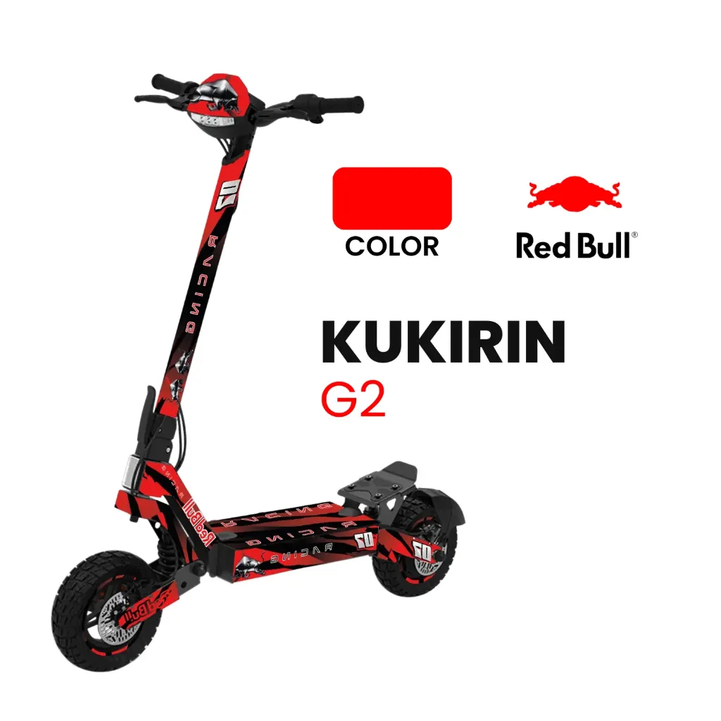 Vinilo Kukirin G2 REDBULL RACING Rojo