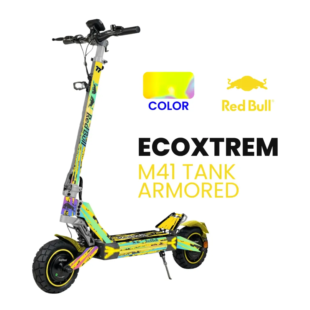 Vinilo Ecoxtrem M41 Tank / Armored AMARILLO Holografico REDBULL