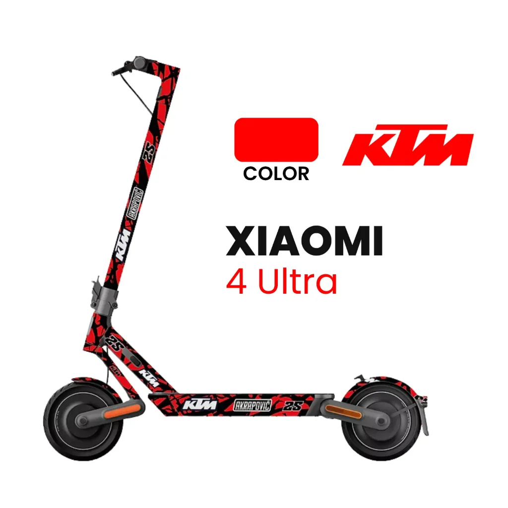 Vinilo KTM Rojo para Xiaomi 4 Ultra
