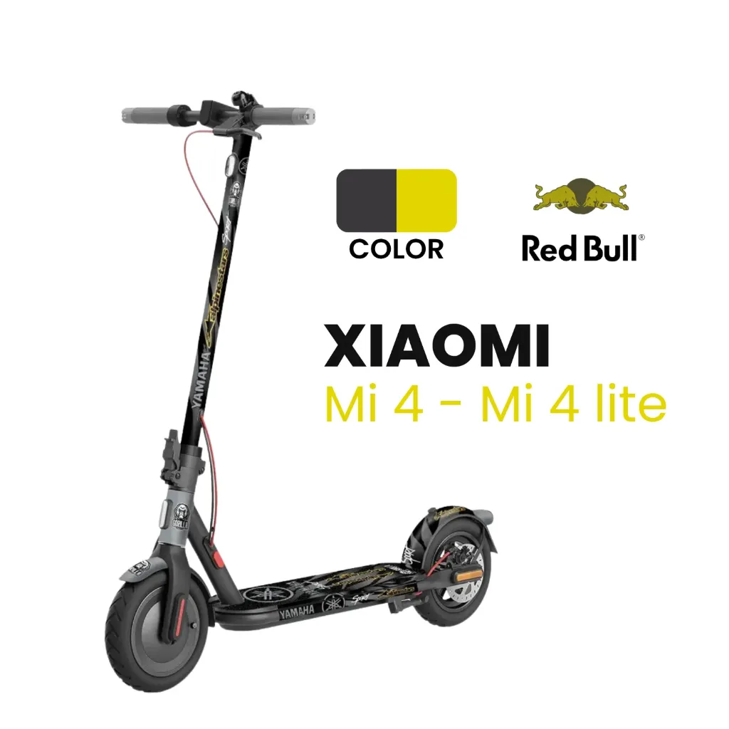 Vinilo Xiaomi MI4 - MI4 LITE - Alpinestar Amarillo y Gris