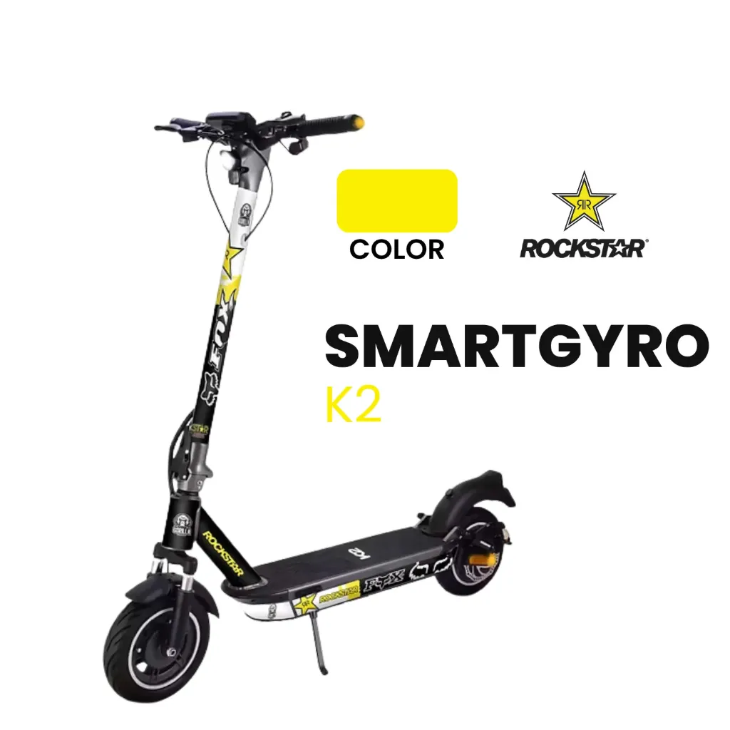 Vinilo para Smartgyro K2 – Fox & Rockstar Amarillo