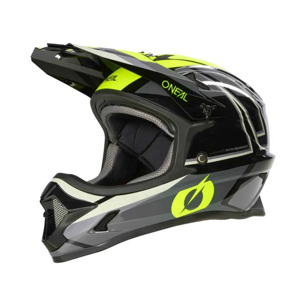 Casco Integral Oneal Sonus Split Gris y Amarillo