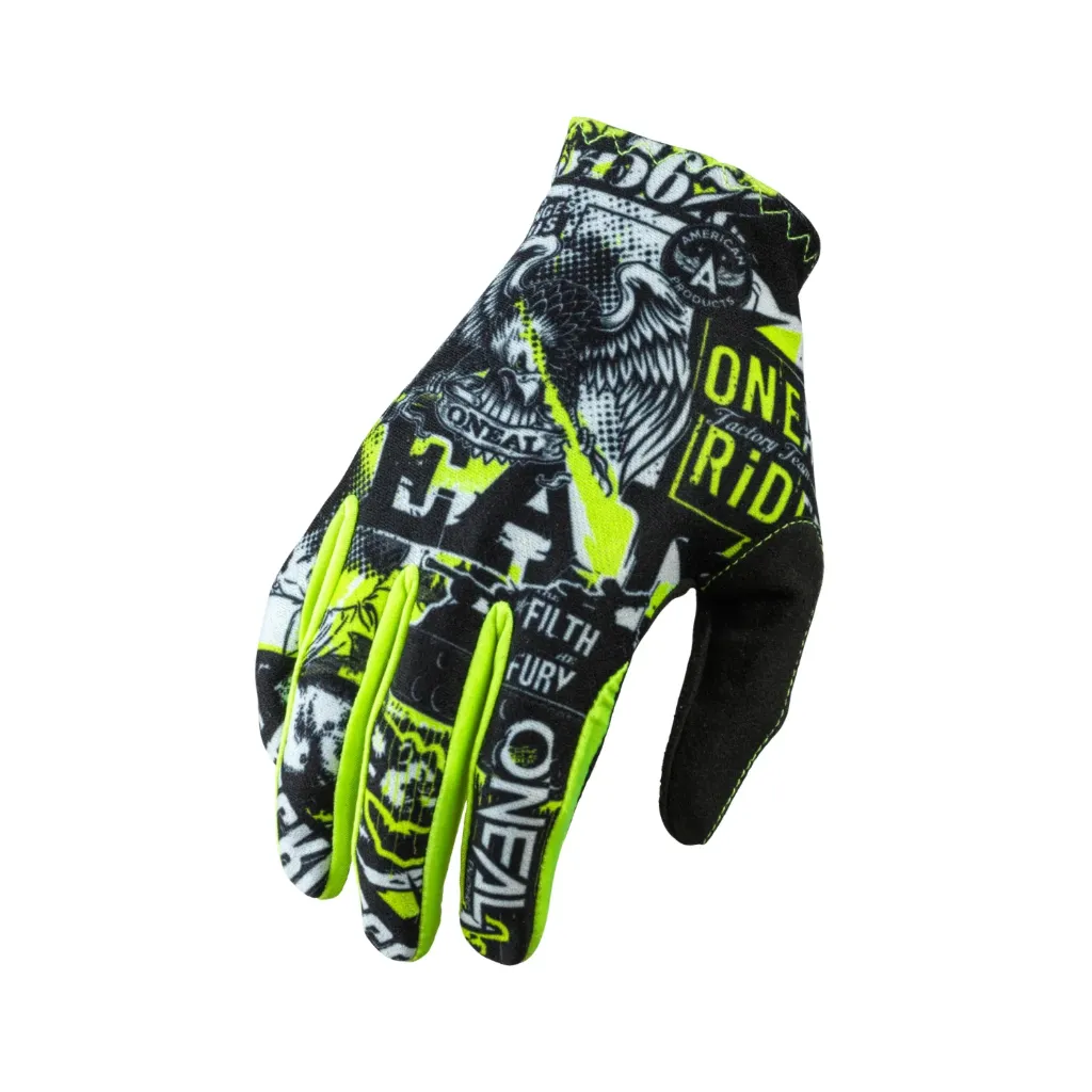 Guantes Oneal Matrix Glove Attack Amarillo (S)