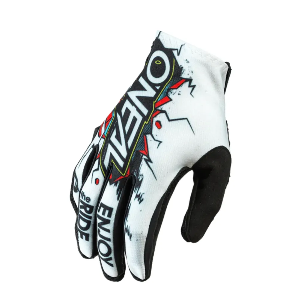 Guantes Oneal Matrix Youth Villain Blanco