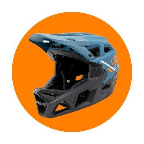 [B2B-CASC40] Casco Integral - Negro/Azul M