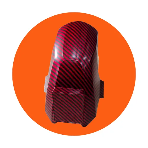 [B2B-GUA56] Guardabarros trasero Ecoxtrem M41 - Rojo