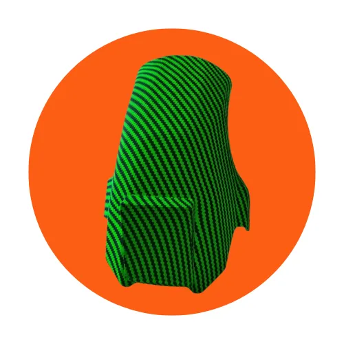 [B2B-GUA57] Guardabarros trasero Ecoxtrem M41 - Verde