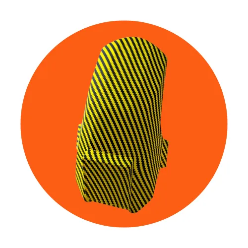 [B2B-GUA58] Guardabarros trasero Ecoxtrem M41 - Amarillo