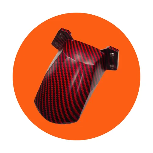 [B2B-GUA60] Guardabarros delantero Ecoxtrem M41 - Rojo