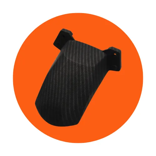 [B2B-GUA63] Guardabarros delantero Ecoxtrem M41 - Negro