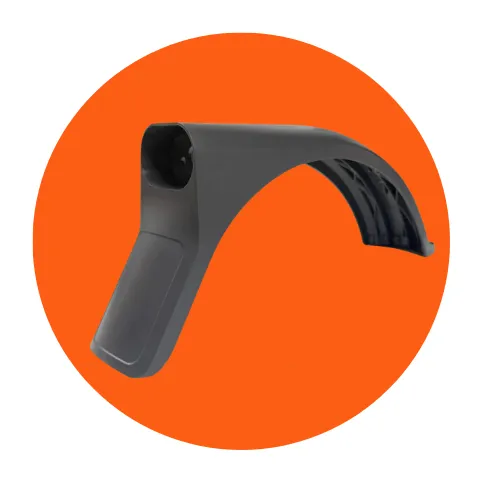 [B2B-GUA70] Guardabarros trasero Xiaomi MI5