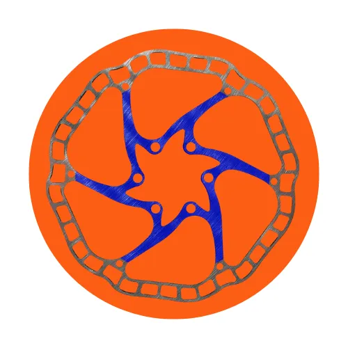 [B2B-DISC30] Disco de freno 160 6H - Modelo 3 - Azul