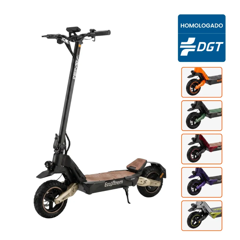 Patinete Eléctrico Ecoxtrem Deimos (Negro)
