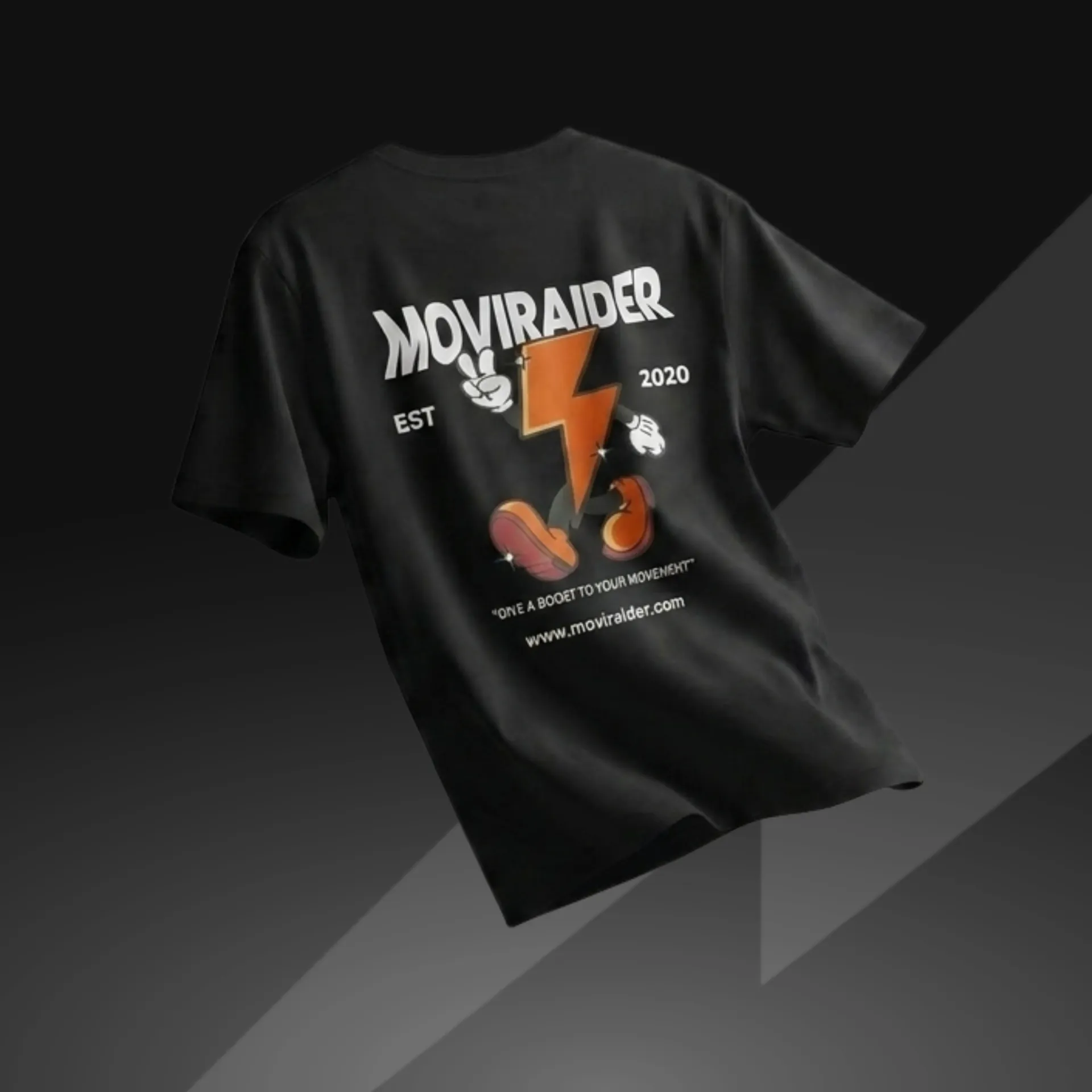 Camiseta Moviraider Thunder Negra