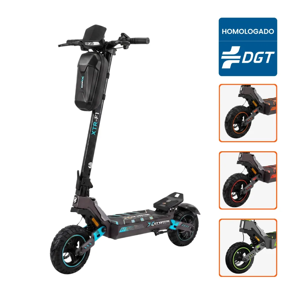 Patinete Eléctrico Xtreme F1 DGT (Azul)