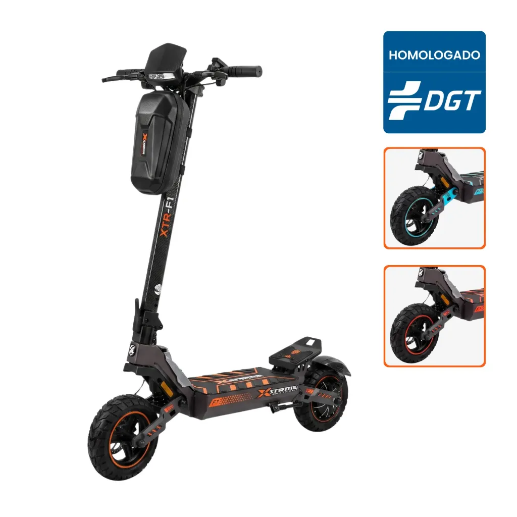 Patinete Eléctrico Xtreme F1 DGT (Naranja)