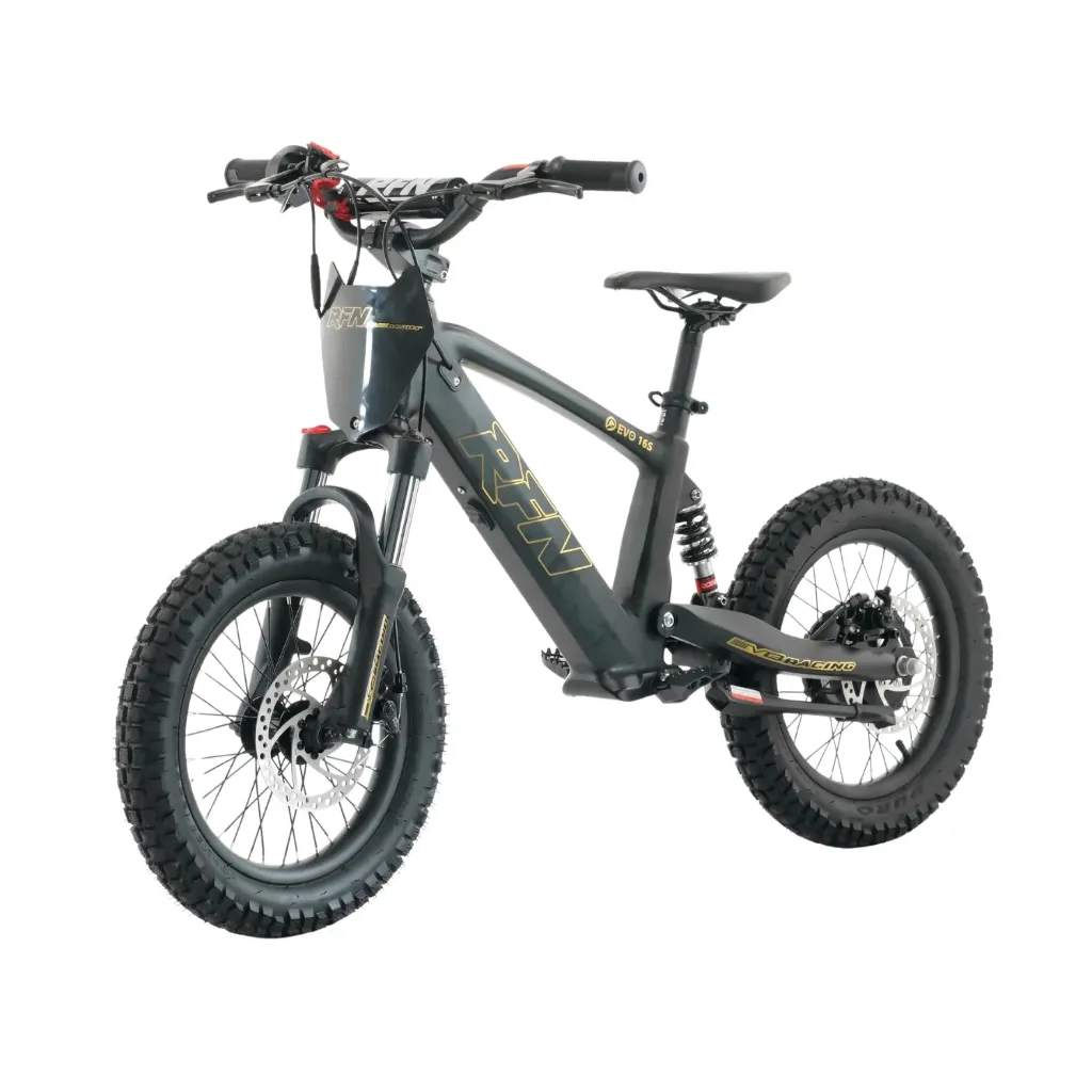 Bicicleta Eléctrica Infantil RFN Evo-S 16" (Negro)
