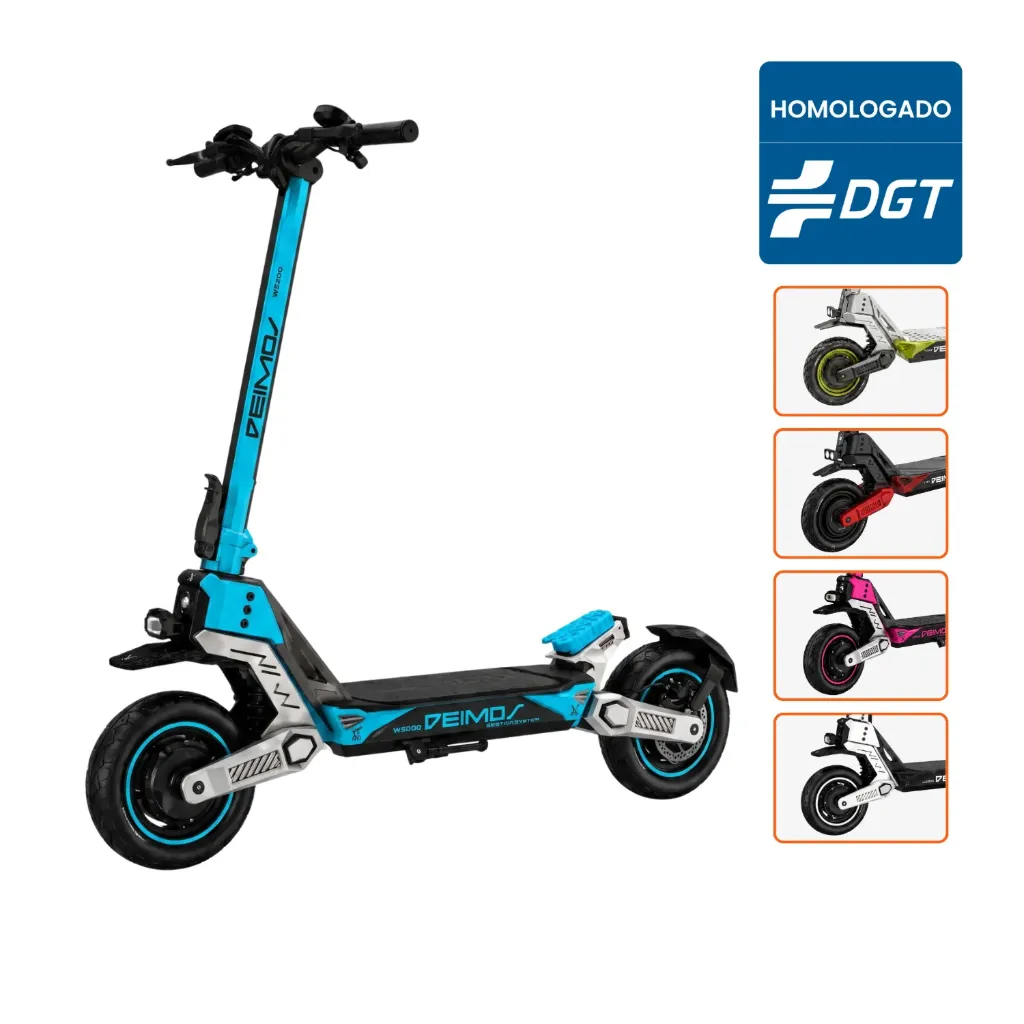 Patinete Eléctrico Ecoxtrem Deimos Dual Motor (Azul)
