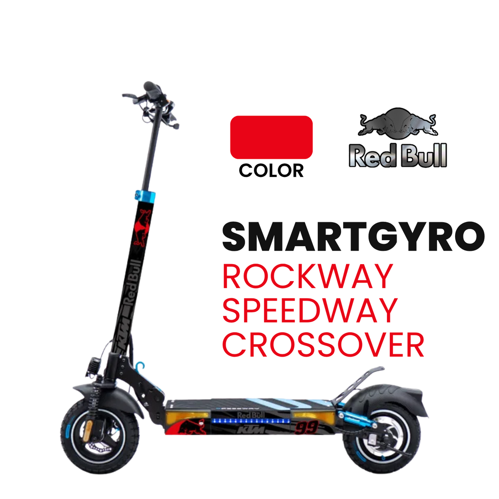 Vinilo + base Competition Red para Smartgyro Rockway/Speedway y Crossover