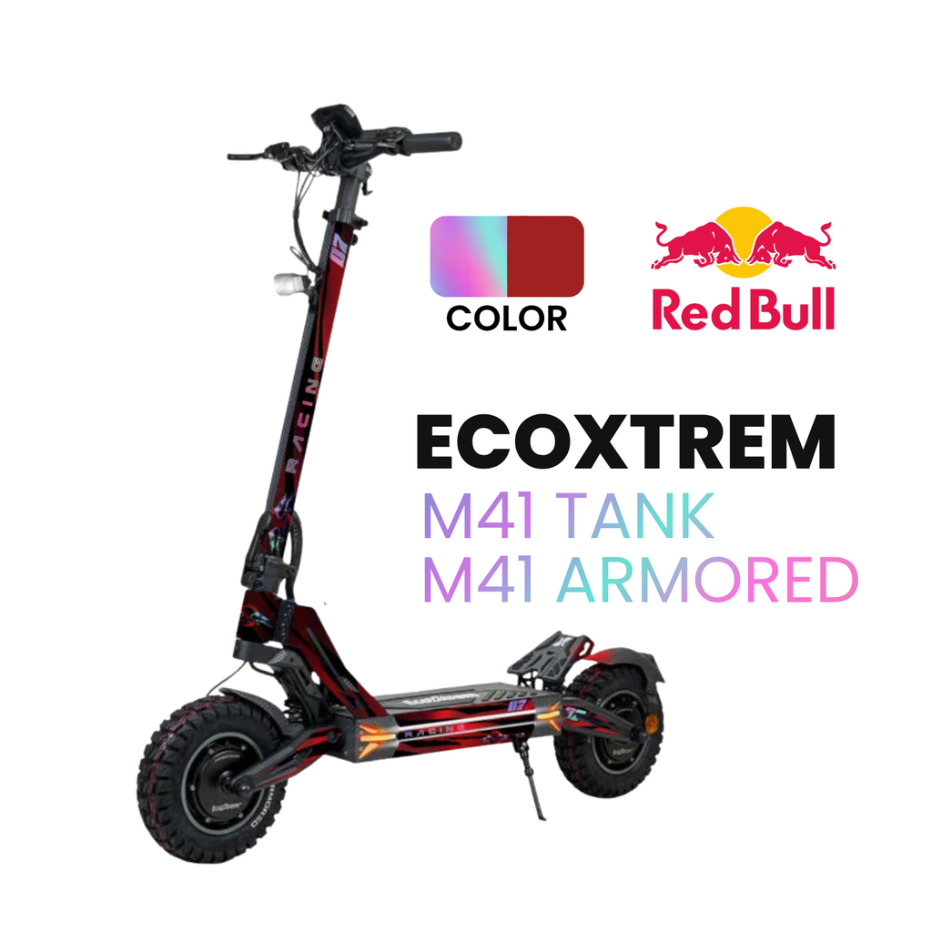 Vinilo Ecoxtrem M41 Tank/Armored Red Bull Racing Red Holográfico