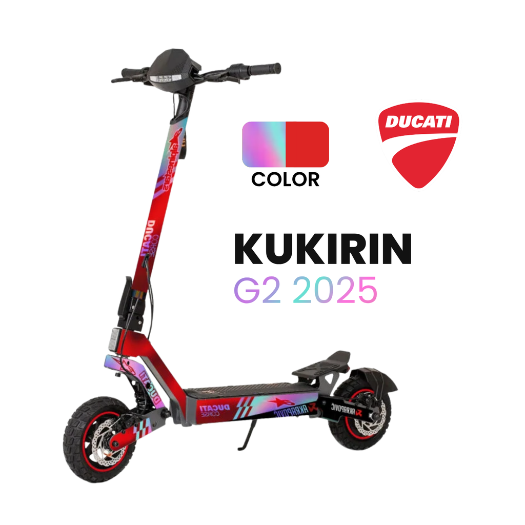 Vinilo Kukirin G2 2025 Ducati Corse Red Holográfico