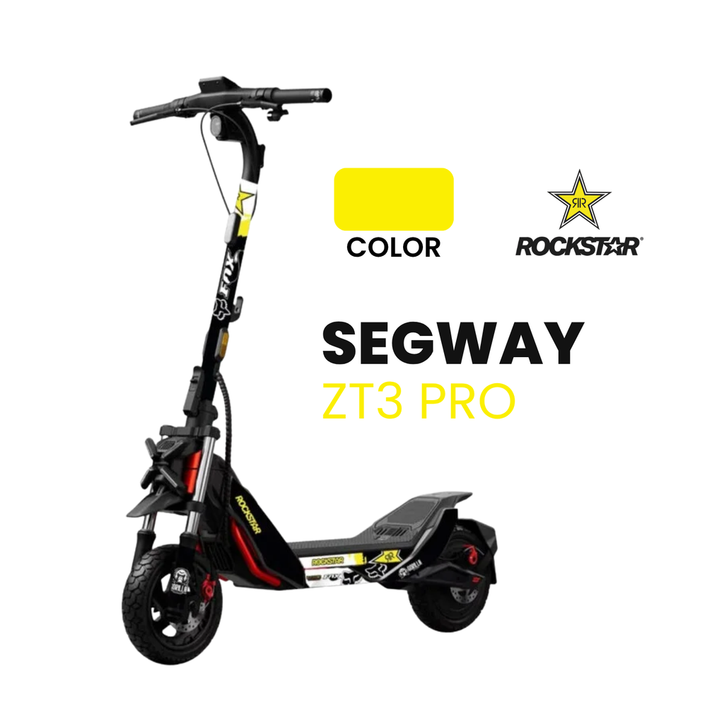 Vinilo Fox Rockstar + base antideslizante para Segway ZT3 Pro