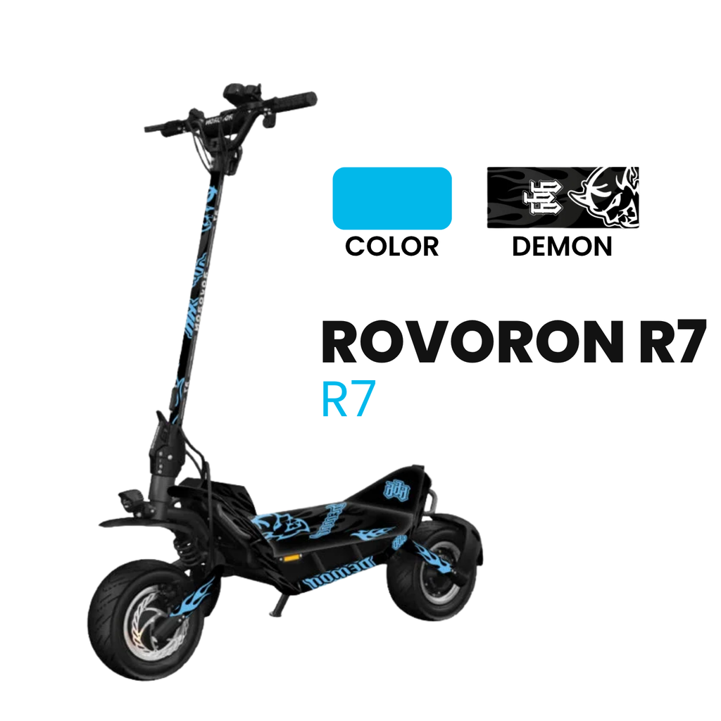 Vinilo Blue Demon para Rovoron R7