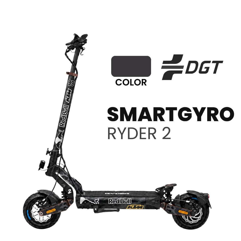 Vinilo Smartgyro Ryder 2 DGT Competition Red Bull Gris