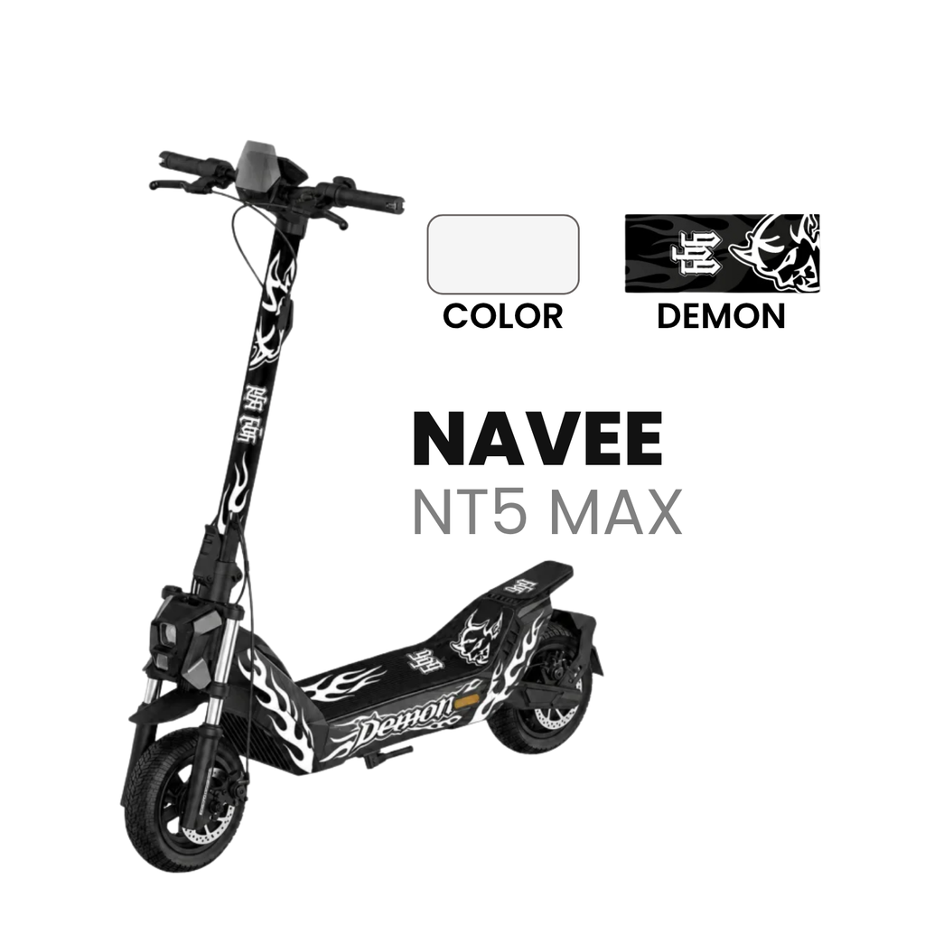 Vinilo Demon más base para Patinete Electrico Navee NT5 Max