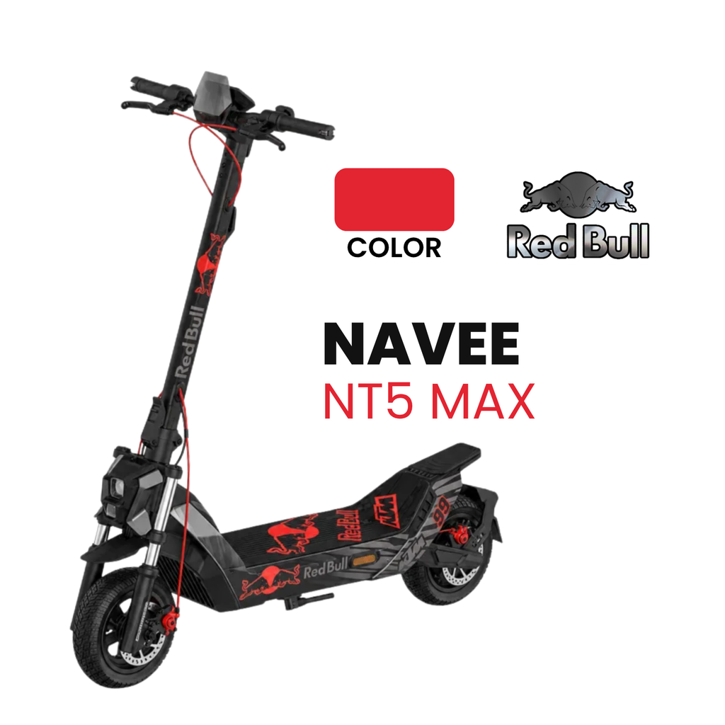 Vinilo Red Bull más base para Patinete Electrico Navee NT5 Max