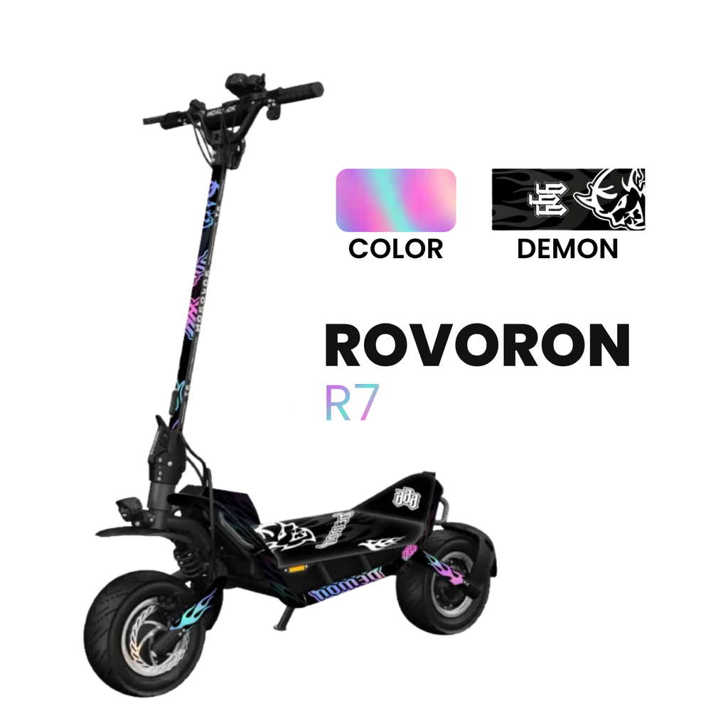 Vinilo Demon Holográfico para Rovoron R7